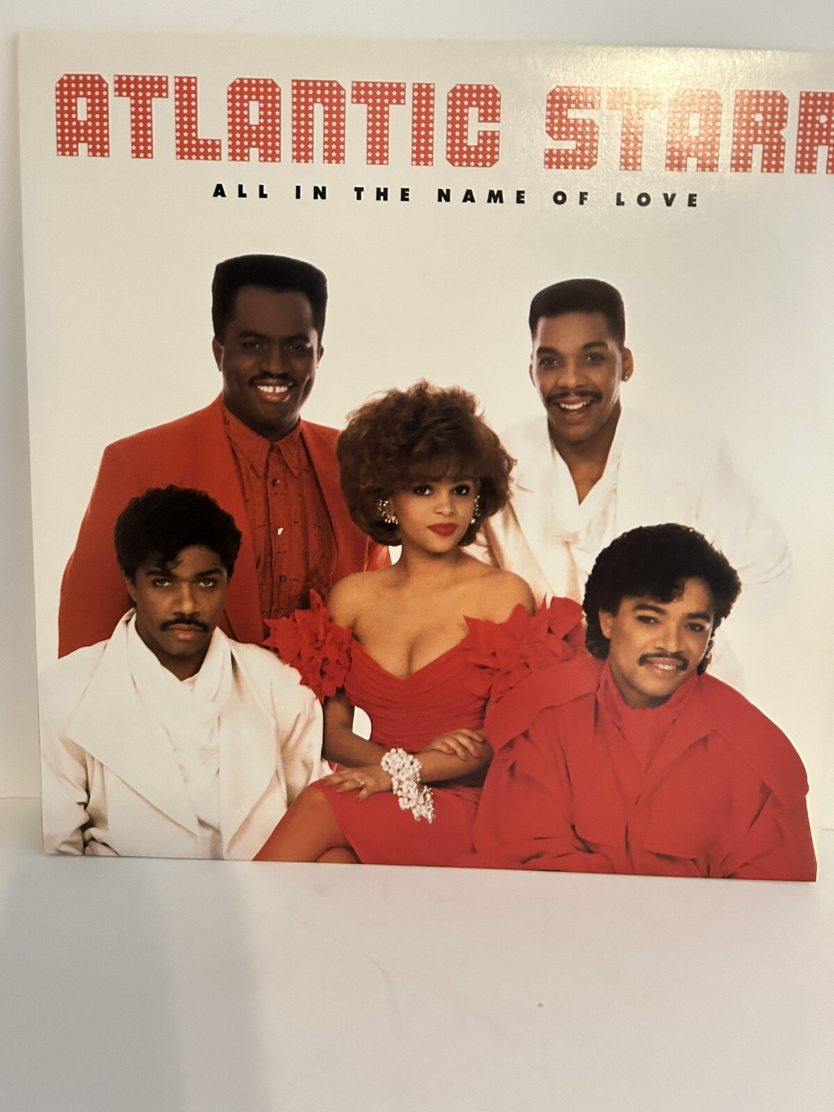 ALL IN THE NAME OF LOVE Atlantic Starr 33rpm LP Vinyl Record Album 1987 Ex. Cond