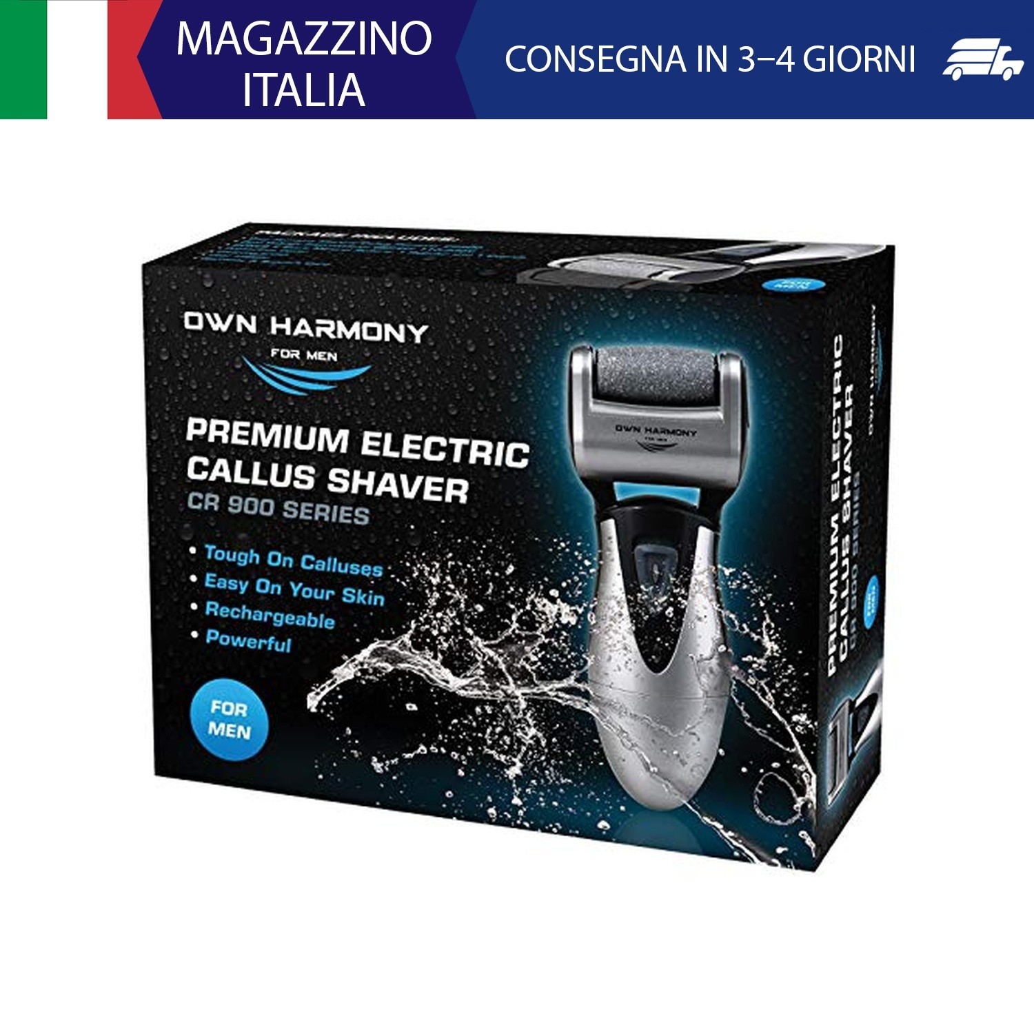 Roll Pedicure Elettrico per Pelle Secca Ruvida e Morta da Own Harmony - Cura dei
