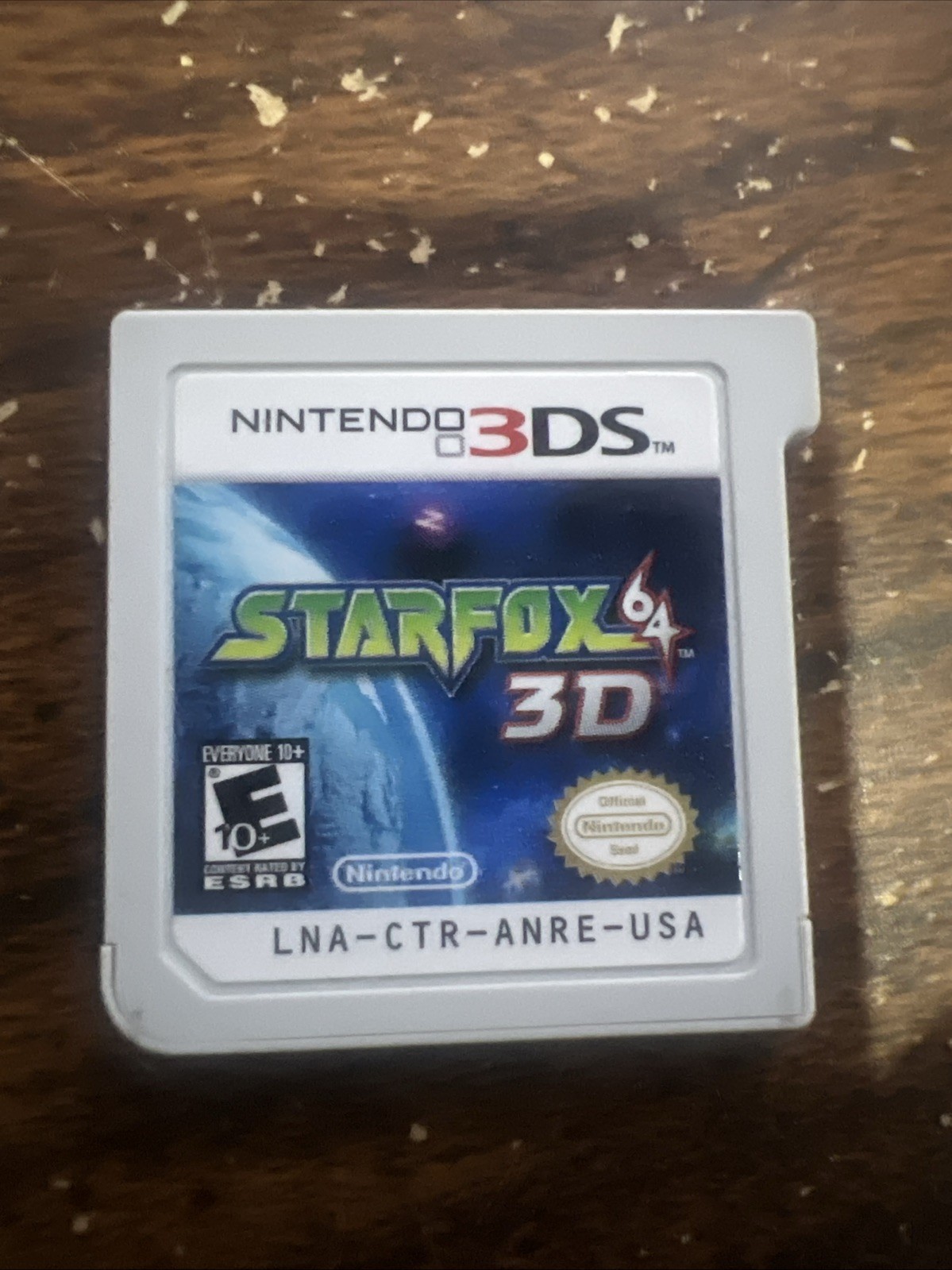 Starfox Star Fox 64 3DS solo carrello giochi Nintendo