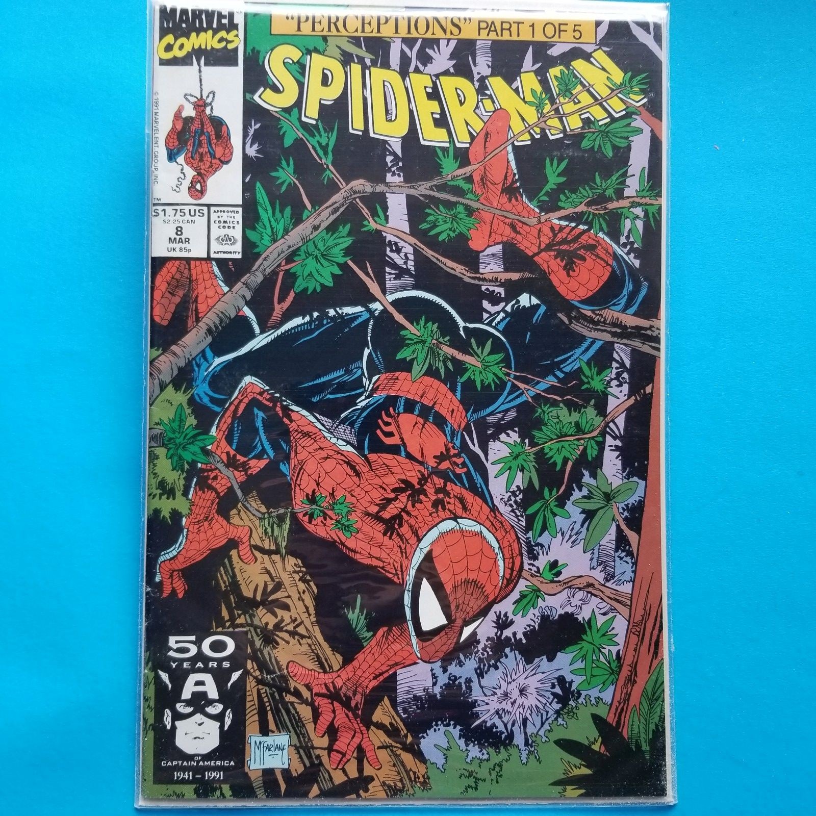 Marvel Comics Spider-Man Percezioni Parte 1 Numero 8 Marzo 1991 Fumetto