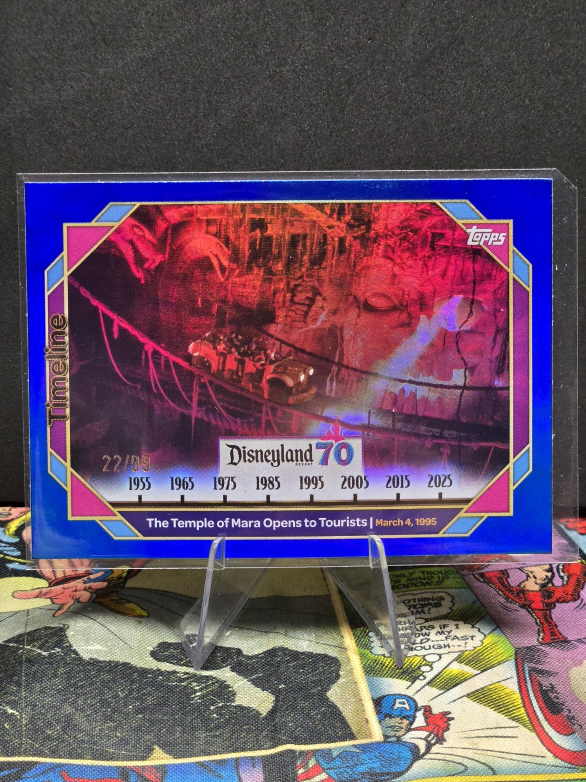 2025 Topps Disneyland 70 Timeline Disneyland #97 Tempio di Mara seriale /99 (12)