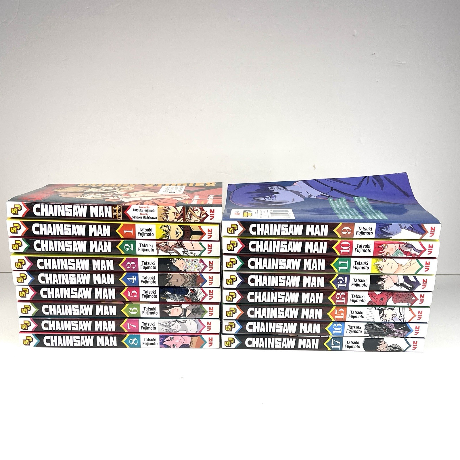 Motosega Uomo Manga Vol. Lotto 1-13, 15-17 Buddy Stories - Tatsuki Fujimoto inglese