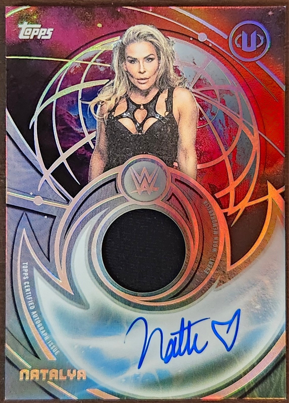 2026 Topps Universe WWE Natalya Worldwide Relic Autographs Auto Relic #WRA-NN