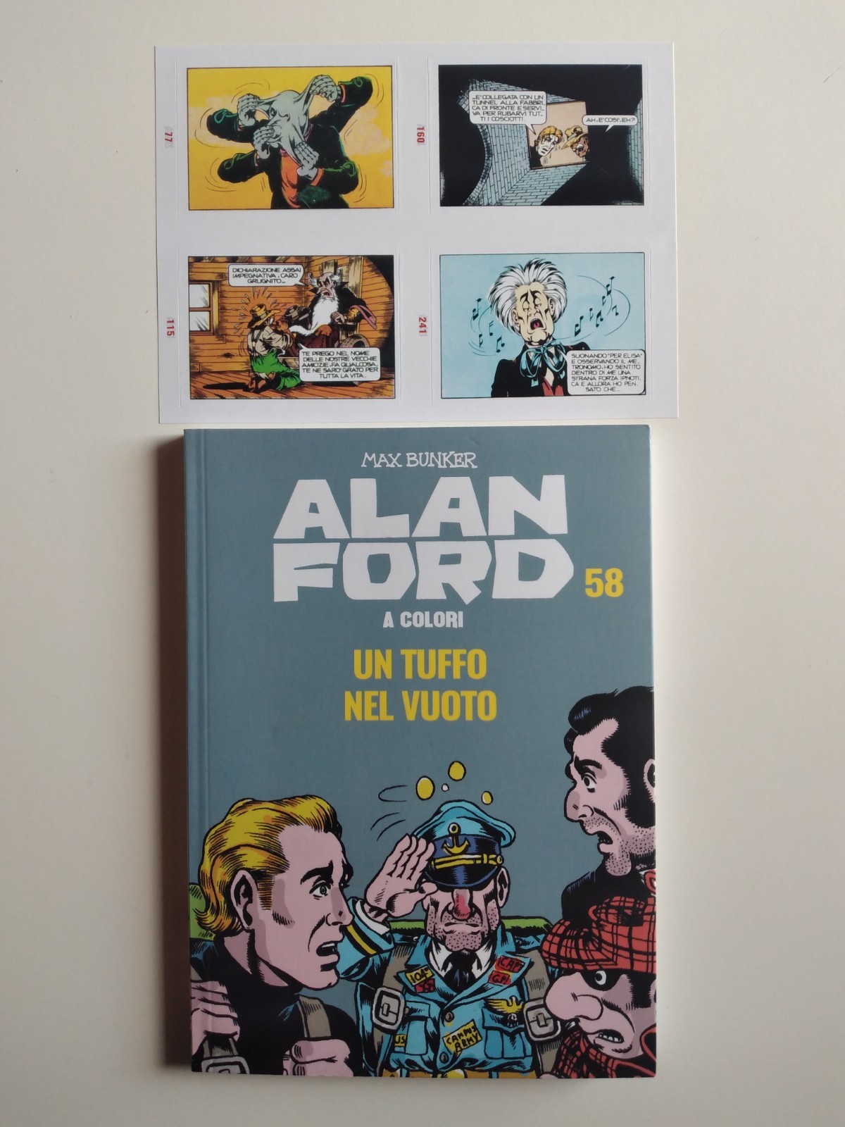 ALAN FORD  a Colori  n.58  c/Figurine  Gazzetta dello Sport   EDICOLA !!  Rif. 1