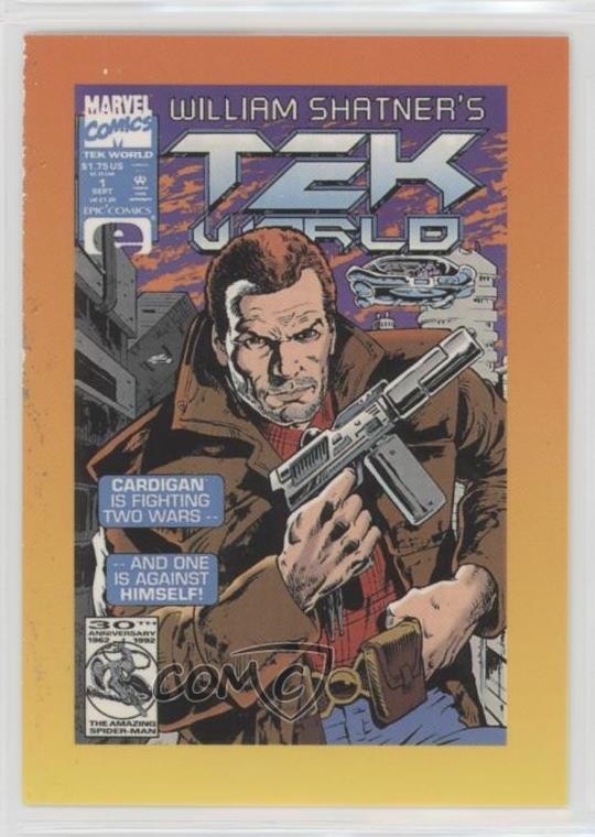 1993 CARDZ William Shatner's Tek World Checklist #97 un2