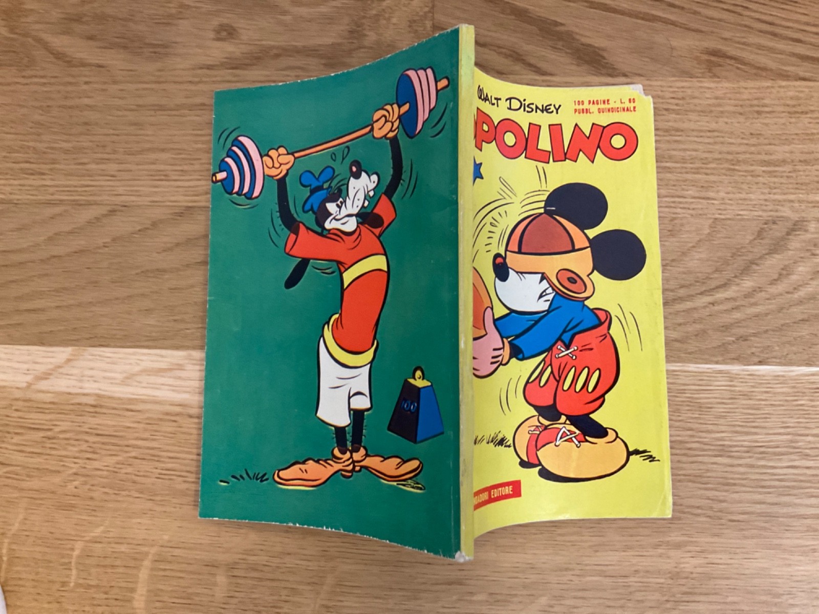 TOPOLINO LIBRETTO N.91 MONDADORI - 1954 - ORIGINALE DISNEY - SI BOLLINO