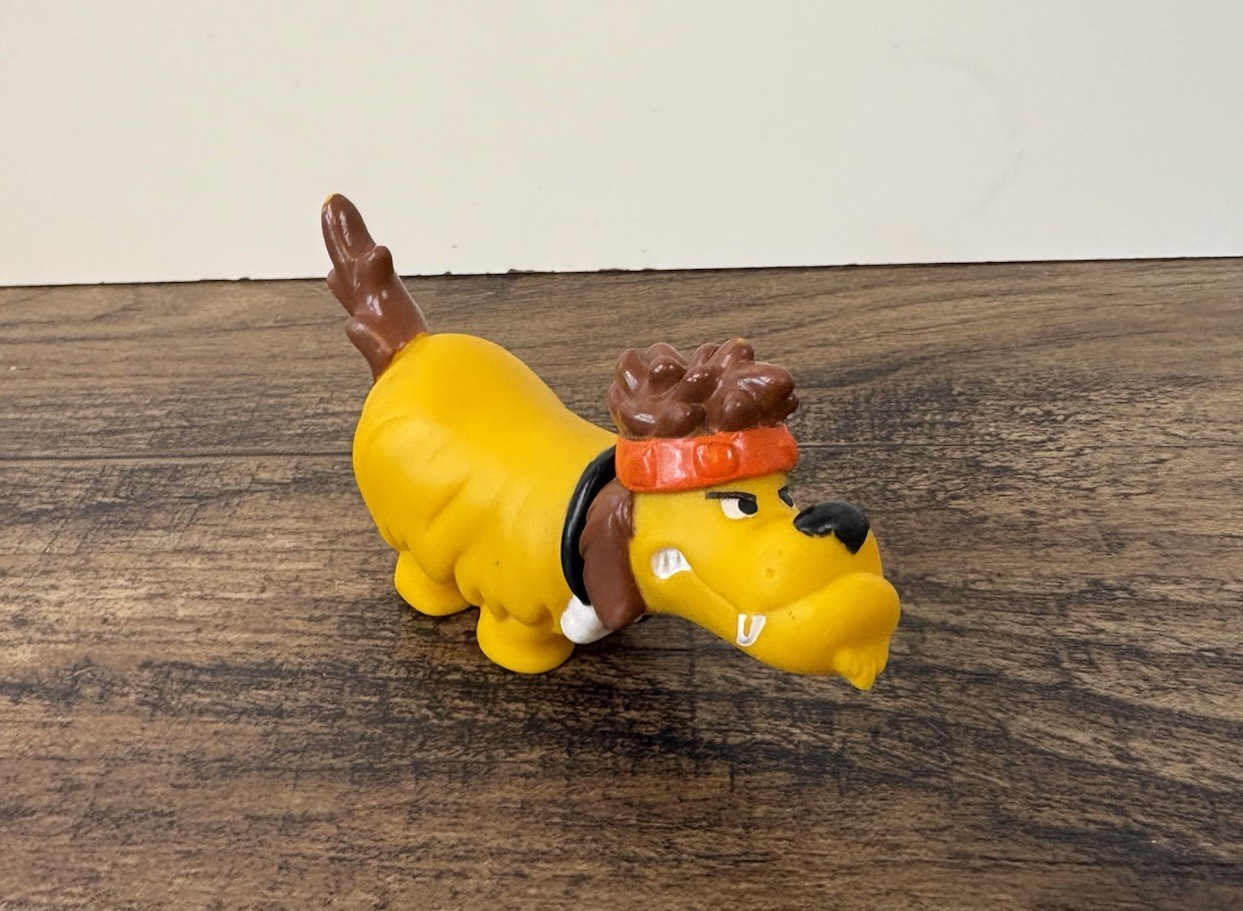 Figurina Vintage Flintstone Kids 3" Rocky Ratrock Dog Stalagmutt 1986