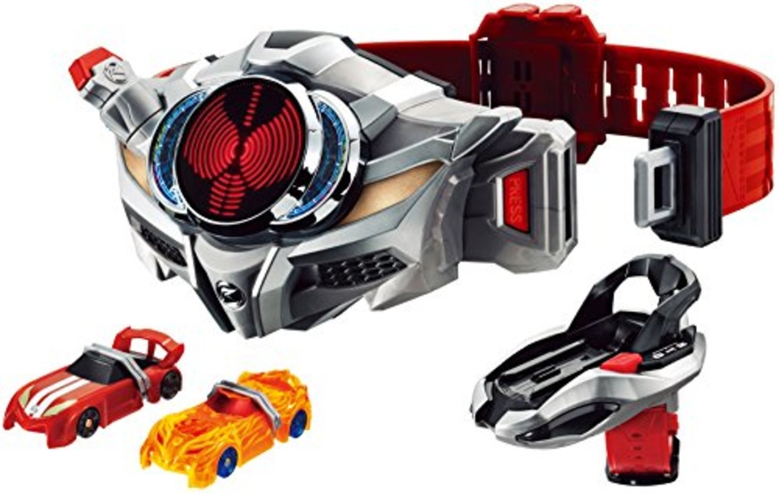 BANDAI Mascherato Kamen Rider Drive Henshin Cintura DX Driver & Shift Brace dal Giappone