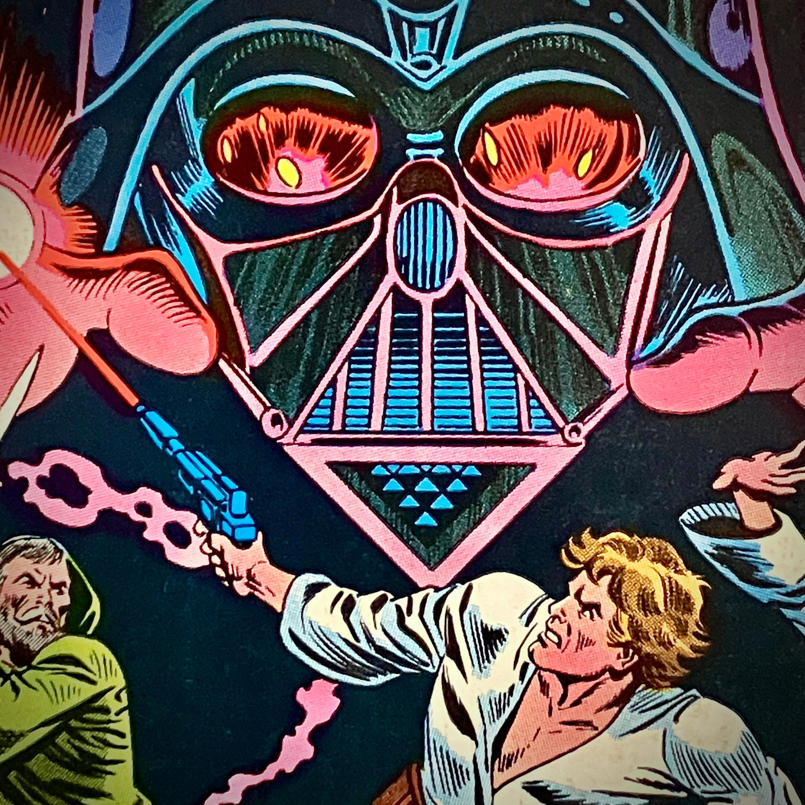 Star Wars #4 Marvel 1977 VF- Newsstand 1st Print Darth Vader Obi-Wan Duel W061