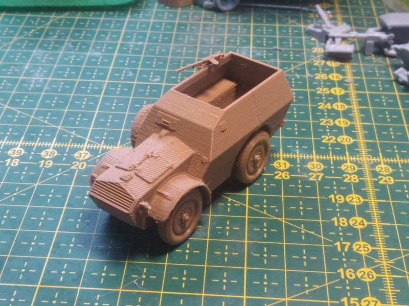 1/72 scale Italian Autocarro Protetto S37 armored personnel carrier