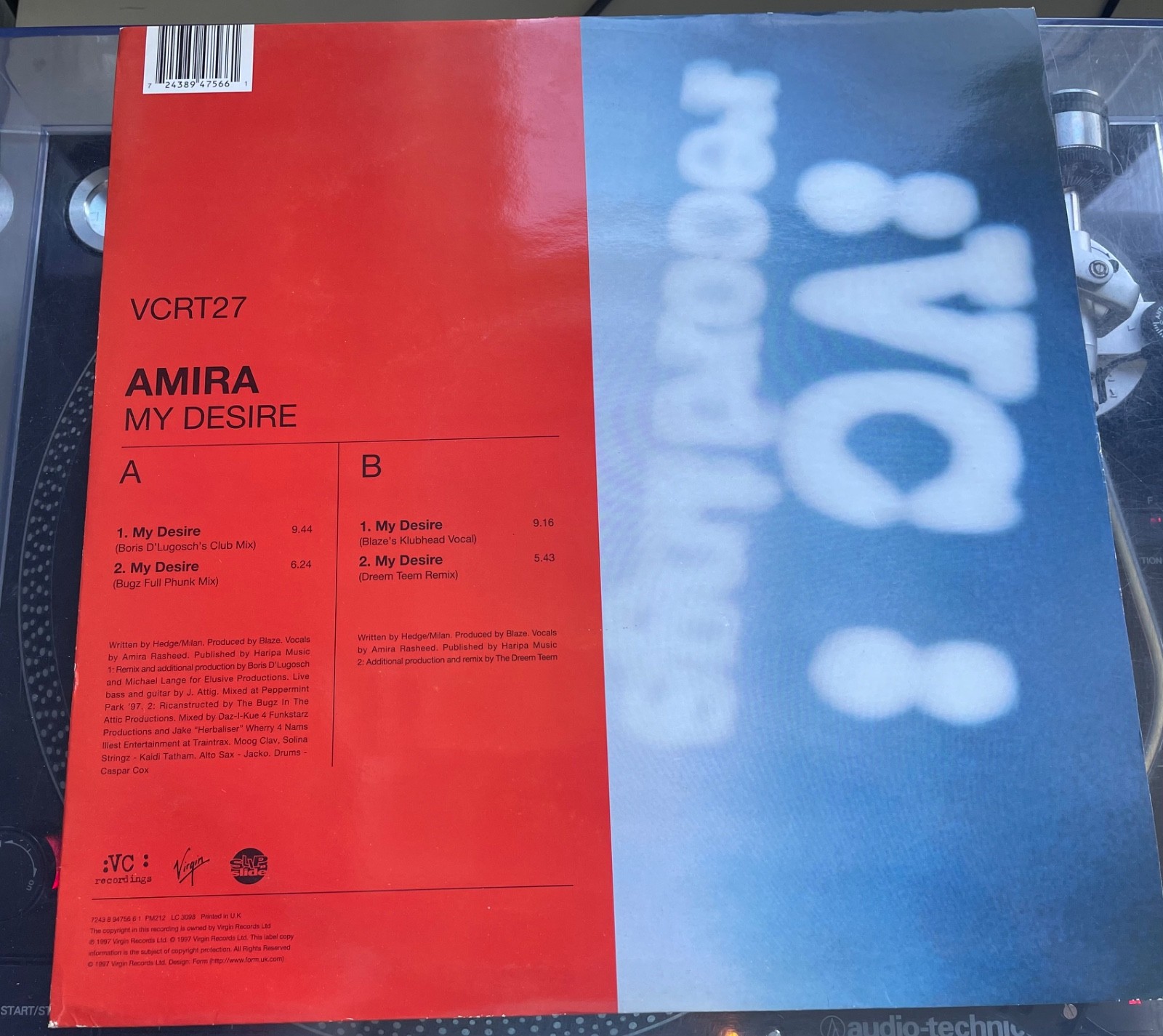 Amira - My Desire vinyl record House Garage 1997