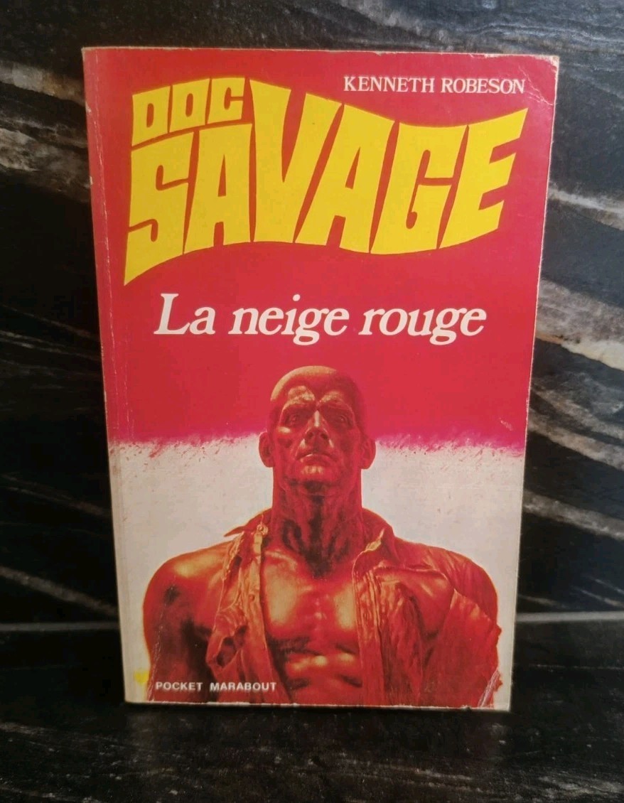 K. ROBESON DOC SAVAGE 30 LA NEIGE ROUGE POCKET MARABOUT 113 TBE- BAMA 
