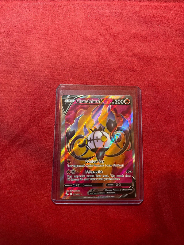Pokémon tcg - chandelure V fusion strike 247