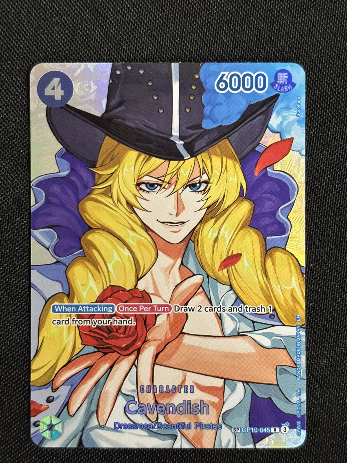 One Piece TCG Cavendish SP OP10-045 OP16 CCG Card Game Authentic