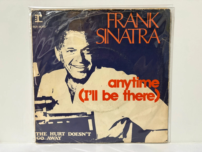 Single 7" / 45T - Frank Sinatra - anytime (I'll be there)