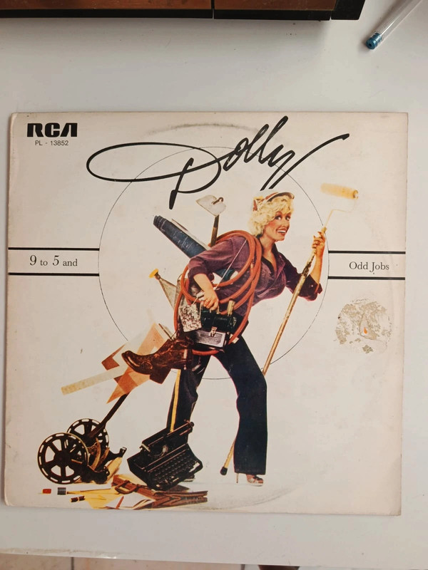 Dolly Parton, LP de vinil de música.