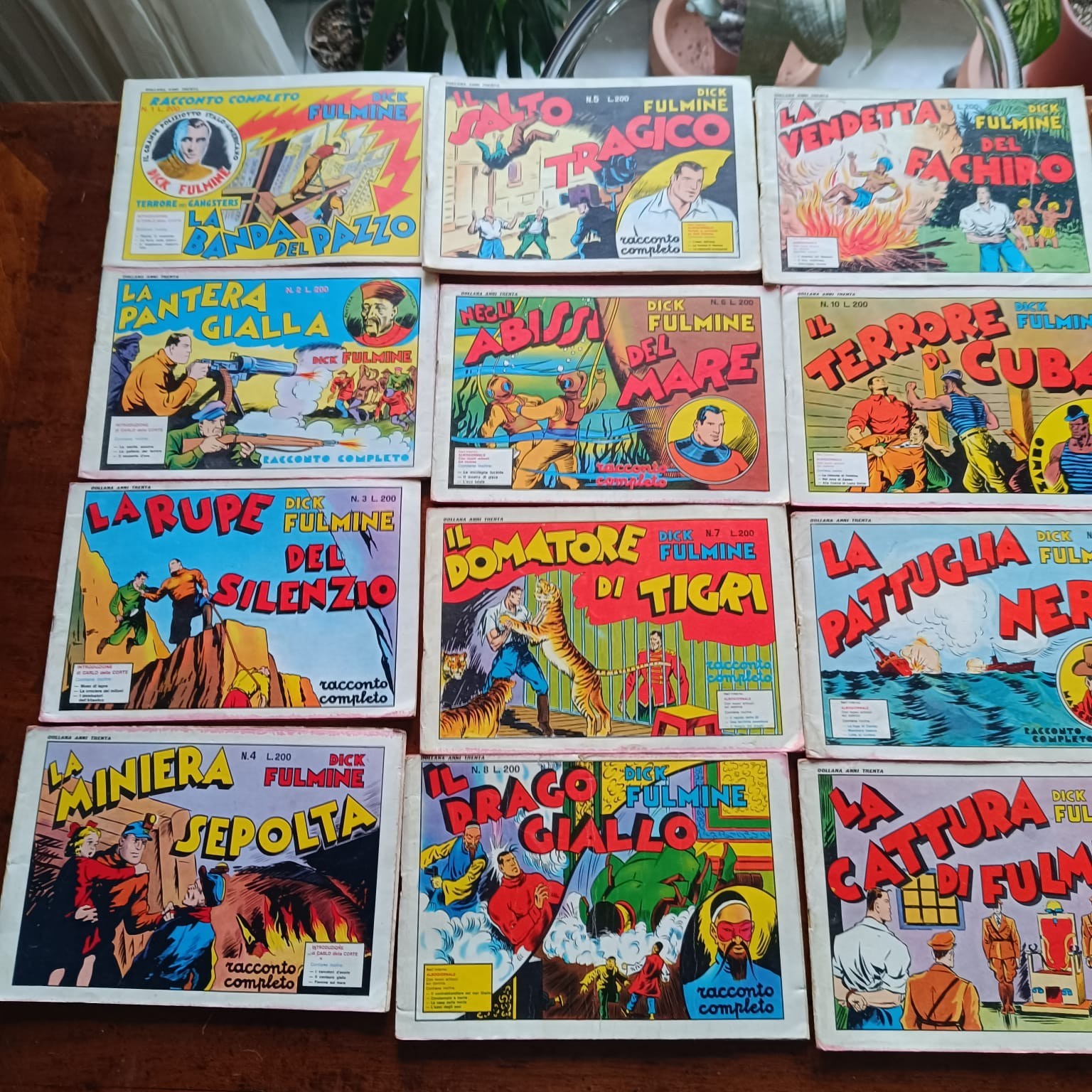 Dick FULMINE raccolta completa 1/14 ed Collana anni trenta