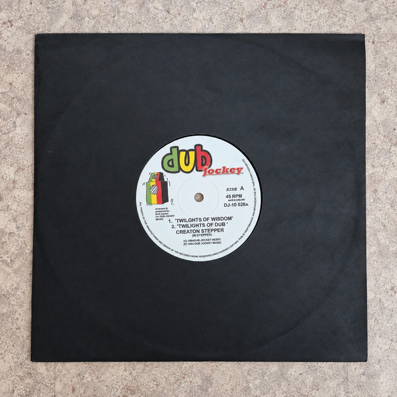 Creation Stepper – Twilights Of Wisdom / God Love You – Dub Jockey DJ-10 028 – UK Roots Dub 10"