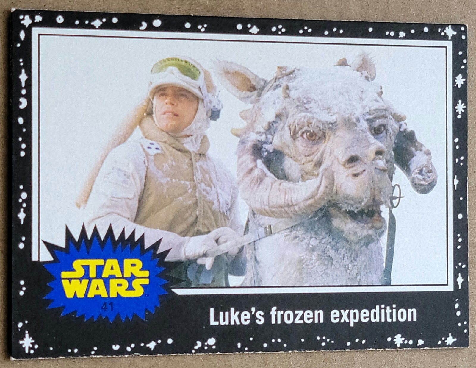 2016 STAR WARS VIAGGIO NELLA FORZA RISVEGLIA CONFINE NERO #41 LUKE