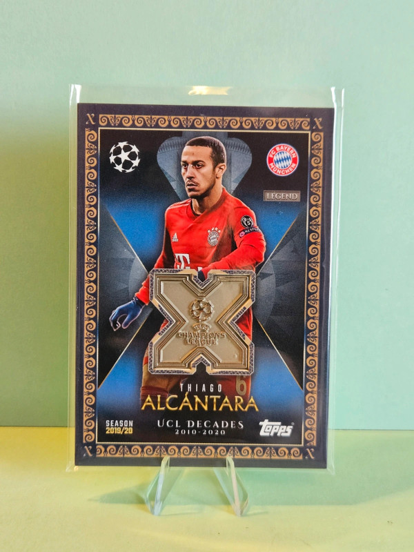 UCLD-ta Thiago Alcantara | Ucl Relic Karte - Topps Match Attax Extra | Champions League 2025/26