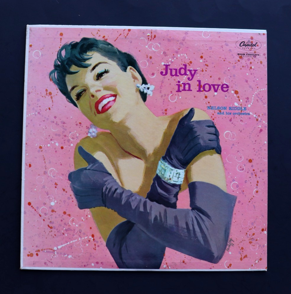 1958 ~ JUDY GARLAND IN LOVE with The Nelson Riddle Orchestra CAPITOL LP T1036