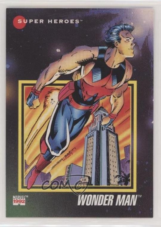 1992 Impel Marvel Universe Serie III Super Heroes Wonder Man #31 0nl0