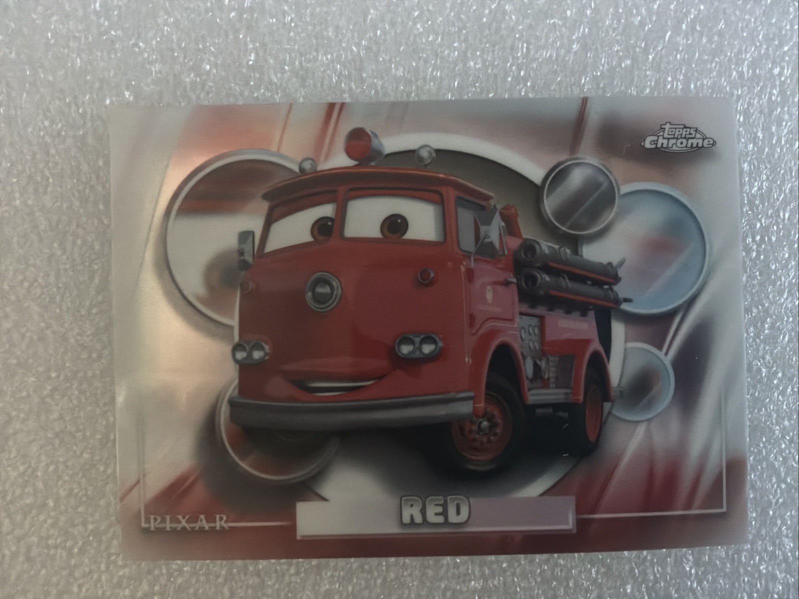 Personaggio Camion dei Pompieri 2026 Topps Disney Cromo Rosso #24 Pixar Cars