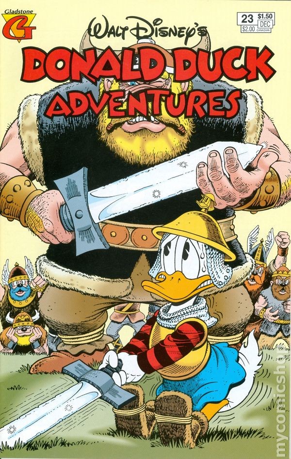 Paperino Avventure #23 FN 1993 Gladstone Immagine Stock