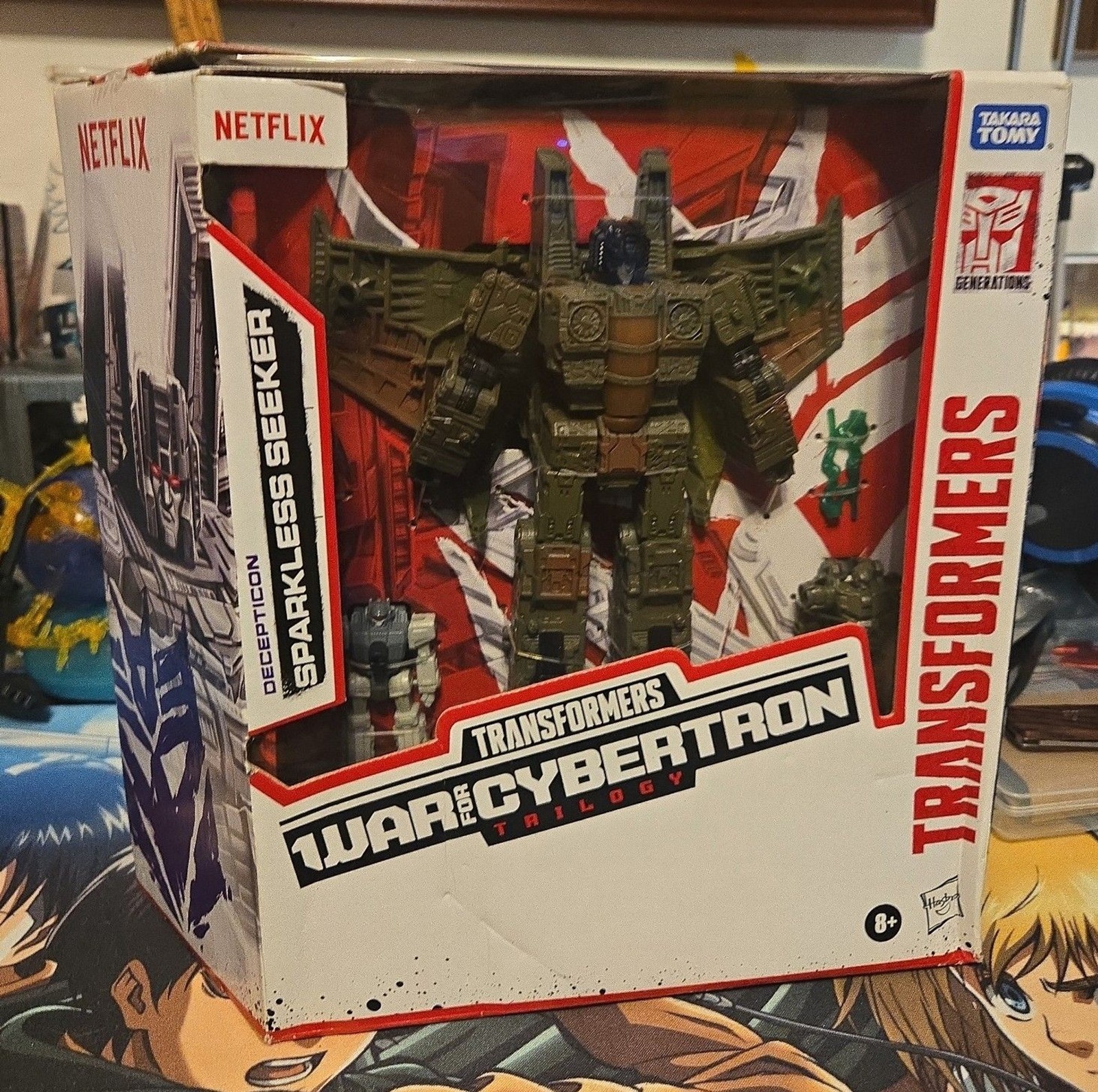 Transformers WFC Trilogy (Netflix) Decepticon Sparkless Seeker - Nuovo con scatola