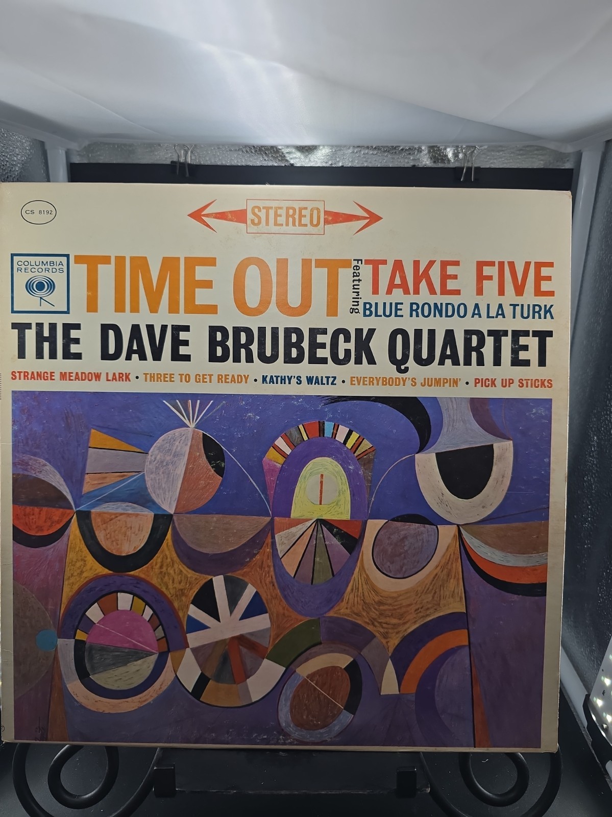 Dave Brubeck Quartet- Time Out 1964 LP Columbia CS8192 Santa Maria Reissue VG/VG