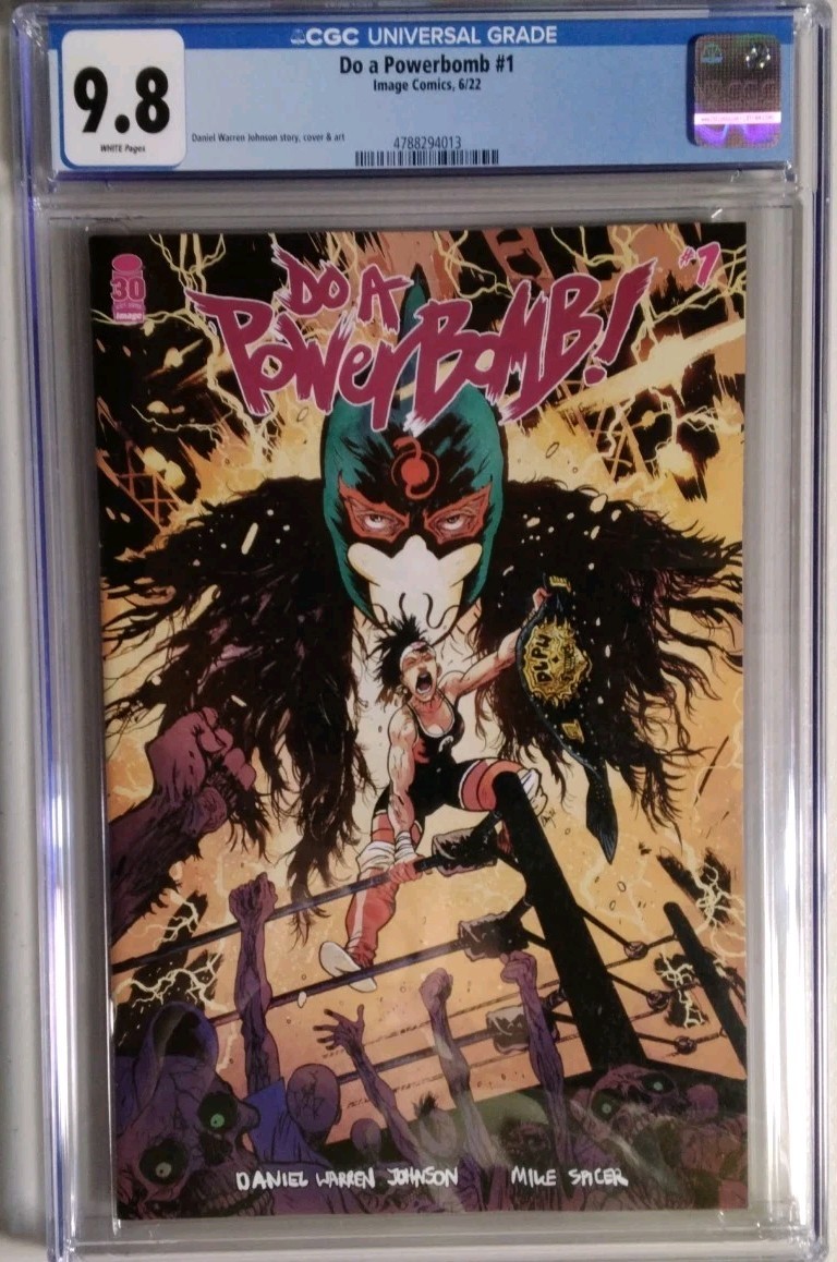 Do a Powerbomb #1 (Image Comics Malibu Comics June 2022) CGC 9.8