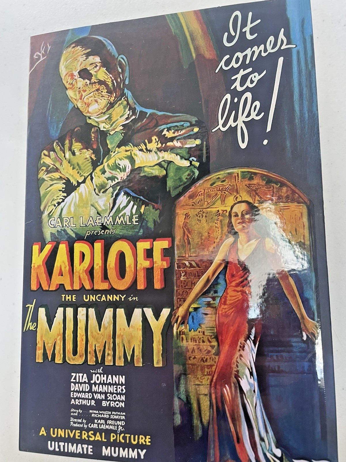 Modellino NECA Mummy Ultimate Universal Monsters Color 7" in scatola