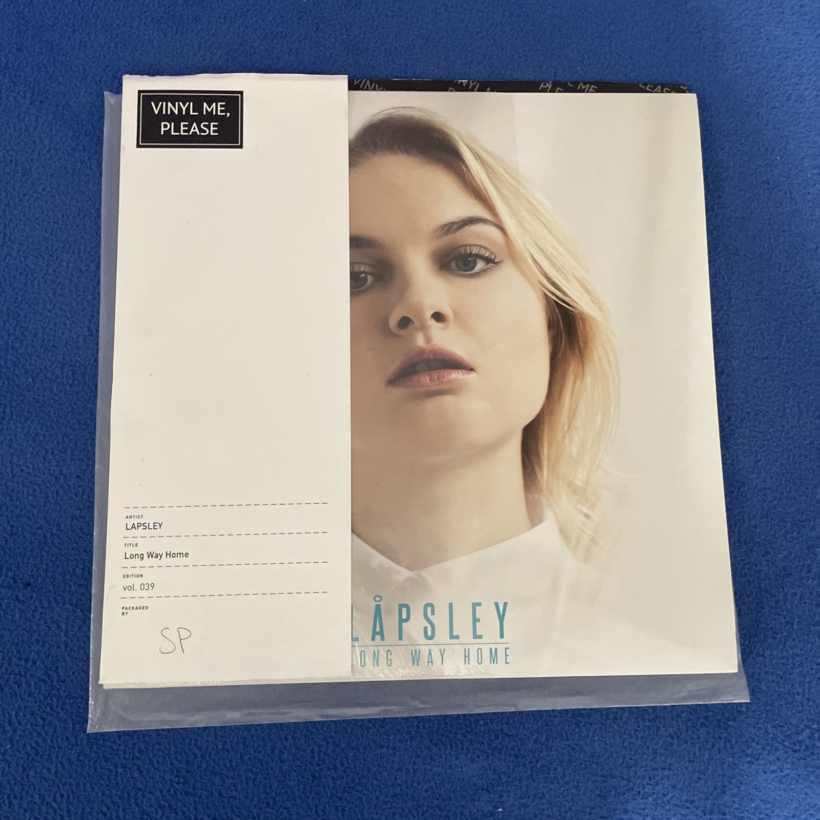 Lapsley Long Way Home White Color Vinyl LP Record Used 2016 VMP Pop Rock