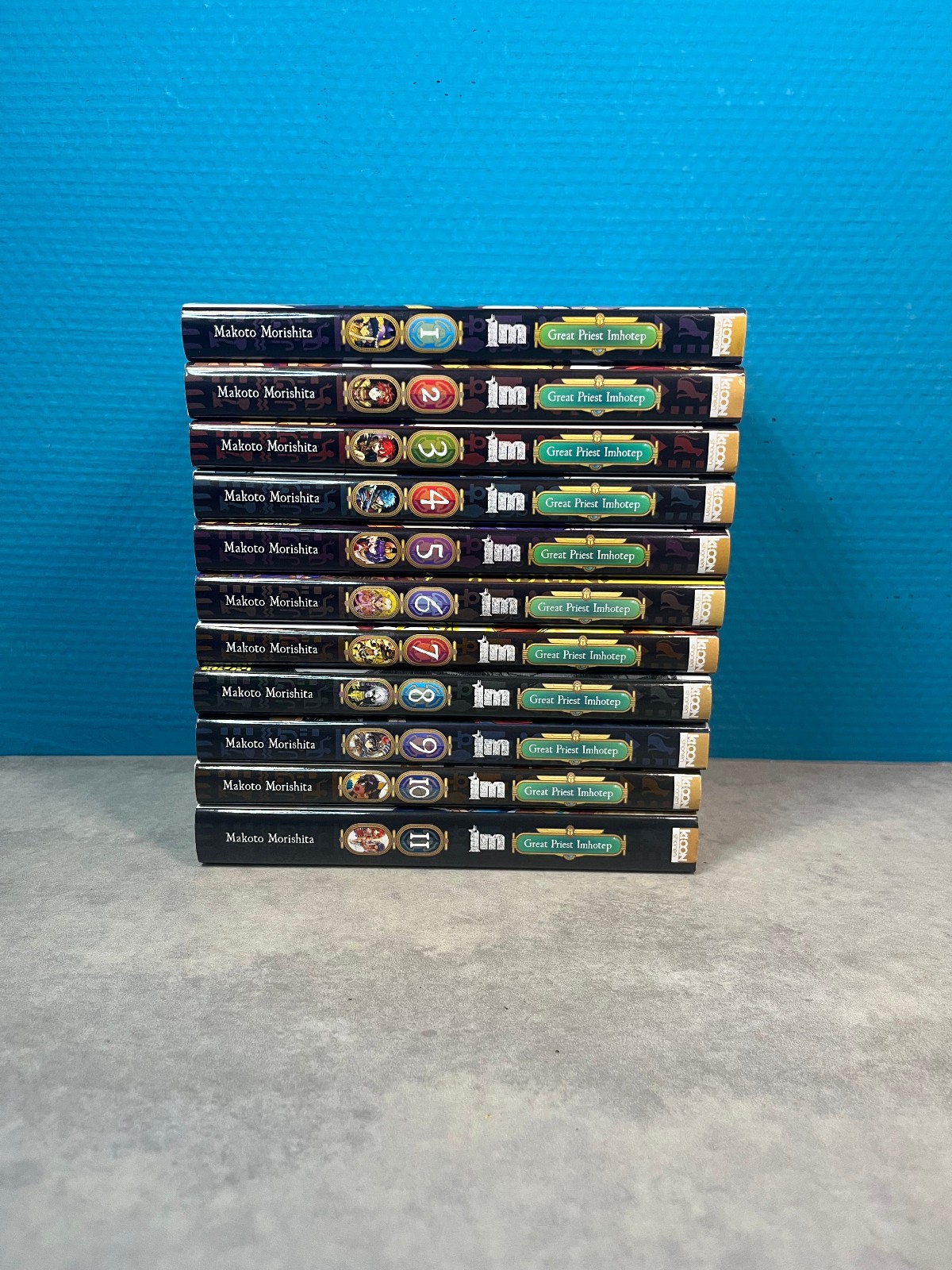 manga : im  great priest imhotep - collection complete 11 tomes