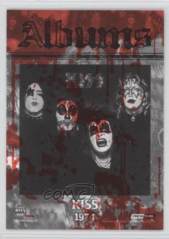 2009 Press Pass KISS 360 BACIO sputo sangue 1974 #73 0b6