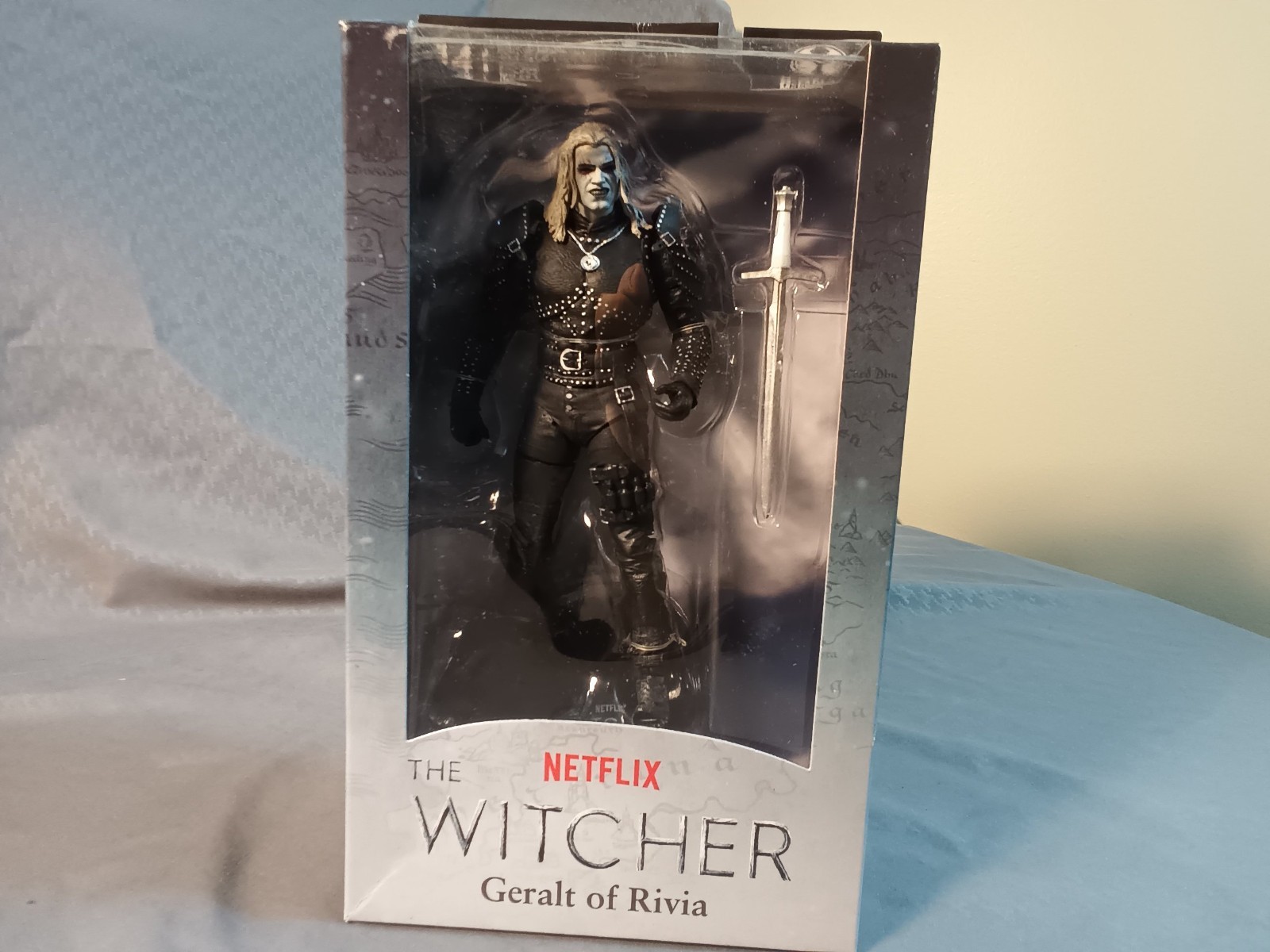 Modellino McFarlane Toys Netflix The Witcher GERALT di Rivia WITCHER MODE 7" (nuovo con scatola)