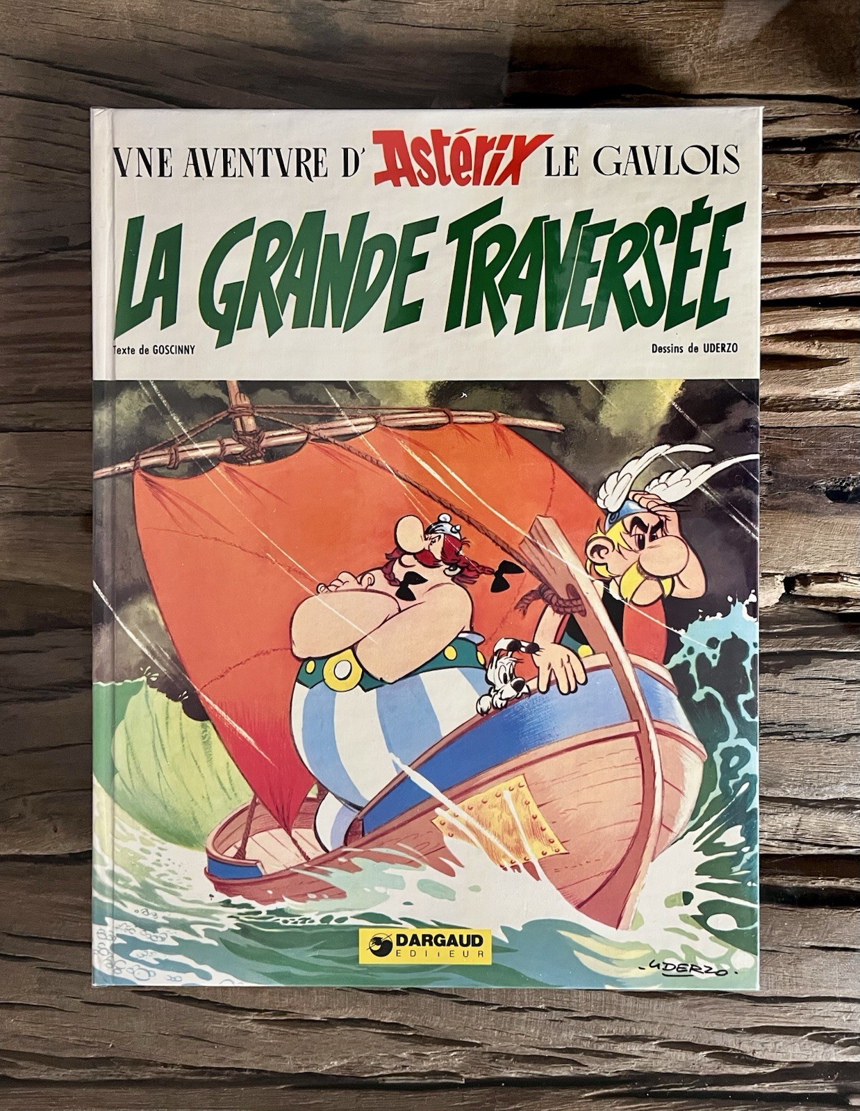 ASTERIX : EO COLLÉE 75 LA GRANDE TRAVERSÉE DARGAUD-CANADA CRAQUANT NEUF (UDERZO)