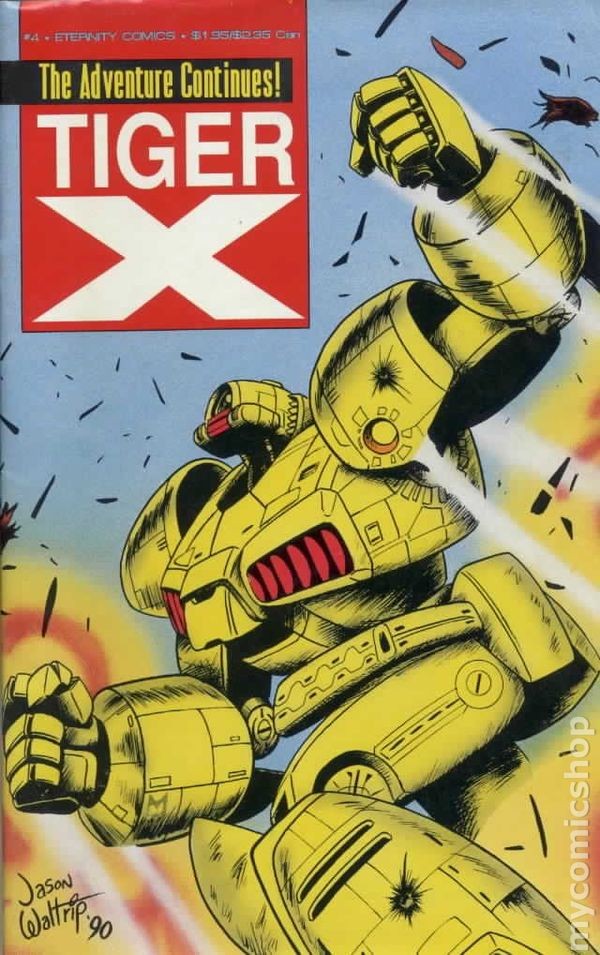 Tiger X Libro II #4 VG 1990 Immagine Stock Basso Grado
