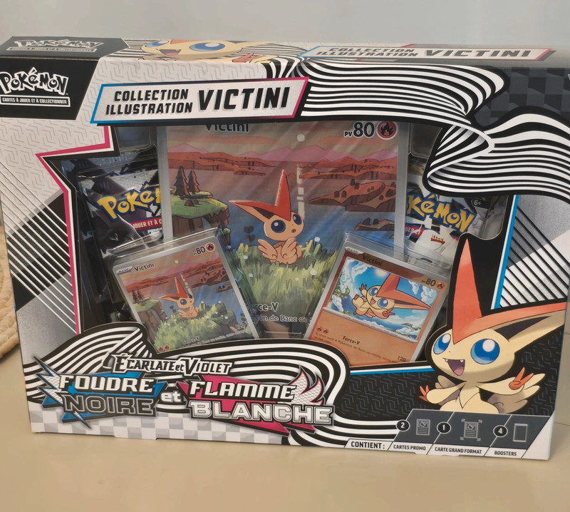 Collection Illustration Victini – Pokémon EV Foudre Noire & Flamme Blanche