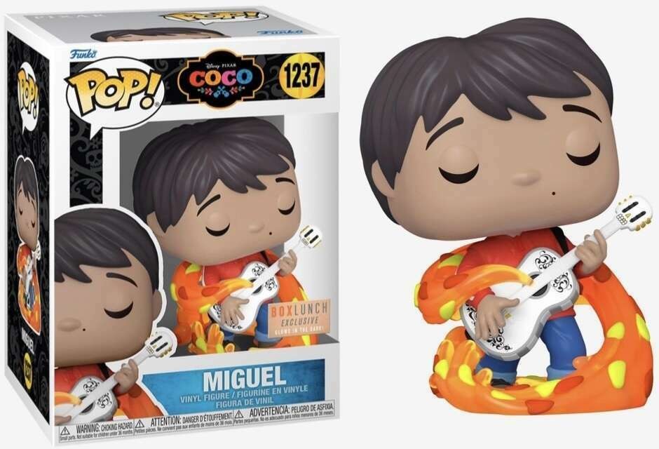 Disney - Coco - Miguel #1237 Exclusive GITD Funko Pop! Vinyl Figure