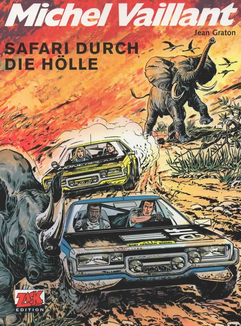 MICHEL VAILLANT N.27, Safari attraverso l'inferno, edizione Zack