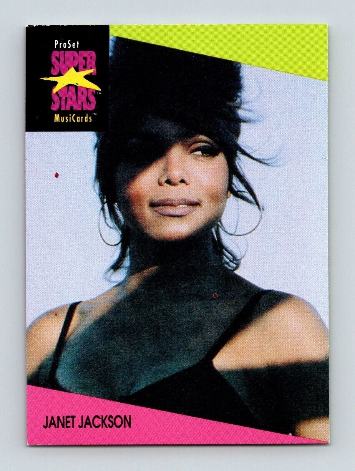 1991 Janet Jackson 60 Pro Set SuperStars MusiCards Rock Express TCG CCG