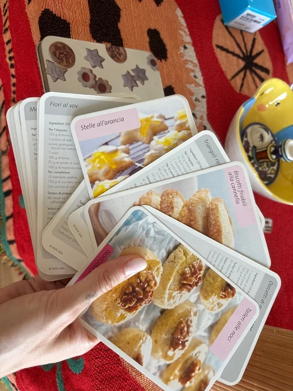 Set di ricette con scatola