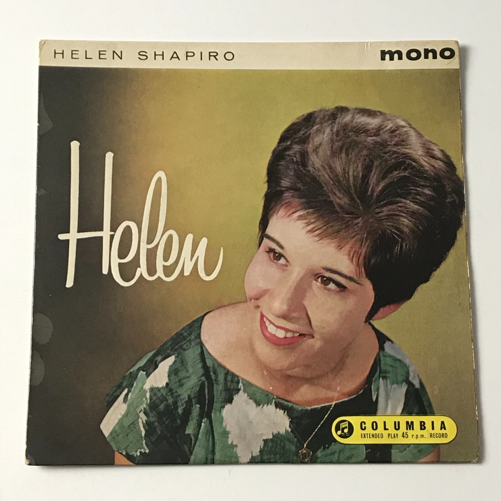 Helen Shapiro - Helen 7" First Press EP Vinyl Record/1961 - SEG 8128
