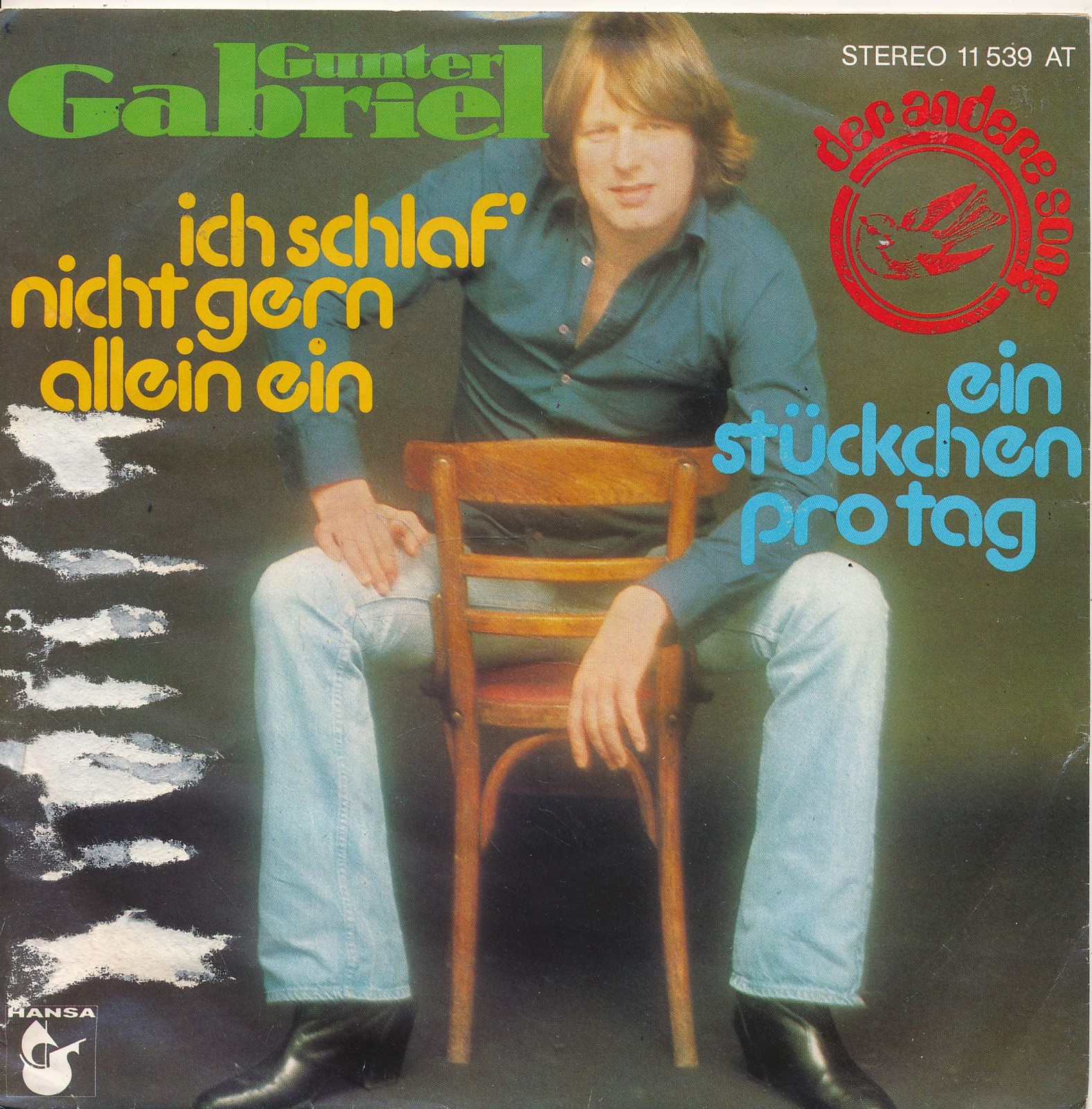 Ich schlaf' nicht gern allein ein - Gunter Gabriel - Single 7" Vinyl 227/10