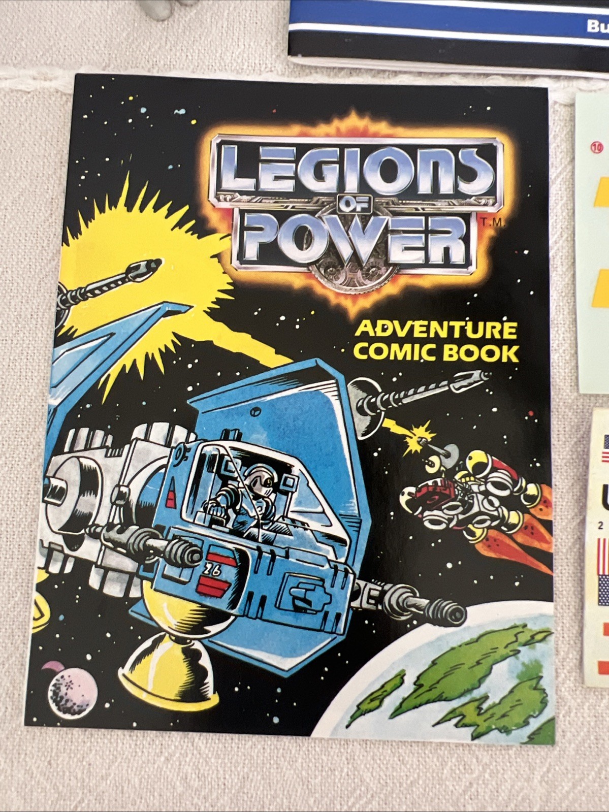 Vintage 1986 Tonka Legions Of Power  Lt Marker Space Fighters Comic Decals Ship