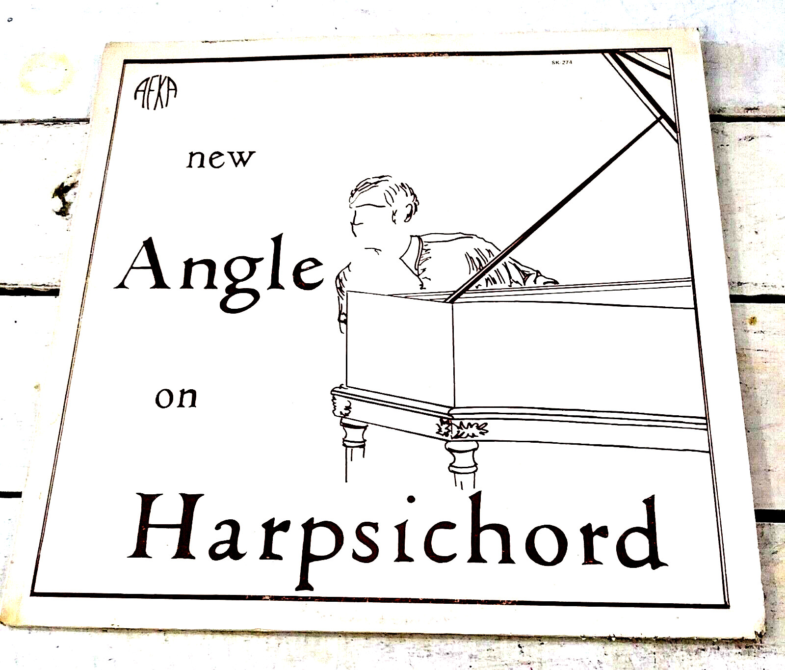 Don Angle New Angle on Harpsichord Vinyl LP Record Tested