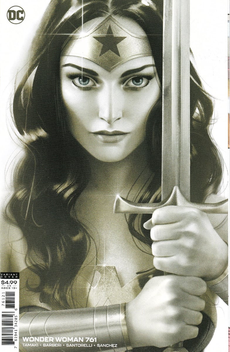 WONDER WOMAN #761 (2016) TAMAKI / BARBERI ~ VARIANTE MIDDLETON CS ~ NON LETTO QUASI NUOVO