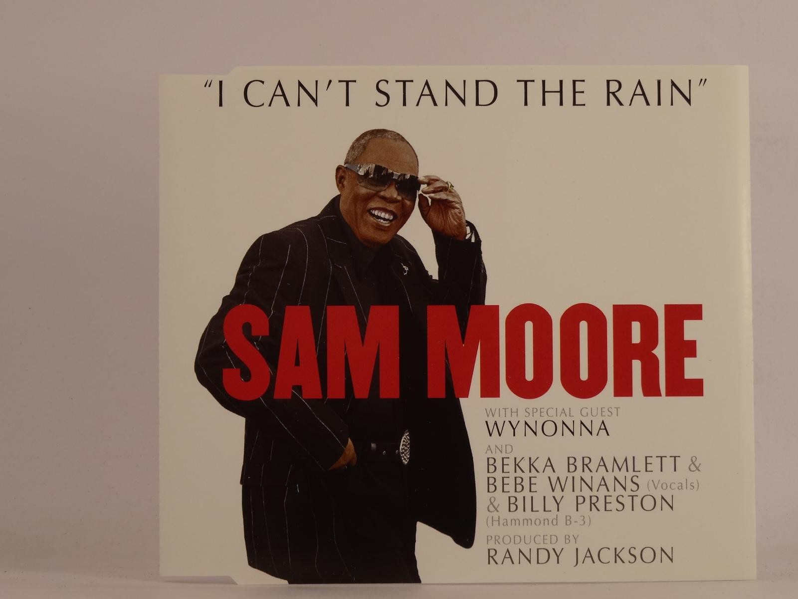 SAM MOORE I CAN'T STAND THE RAIN (F19) 1 Track Promo CD Single including Picture