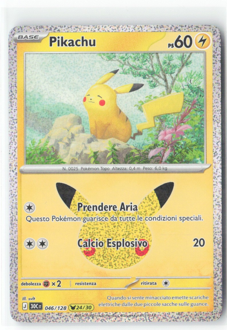 [T055] Pikachu 046/128 ITA